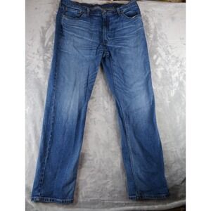 Levi's 541 Jeans Mens 40x34 Blue Denim Athletic Fit Tapered WaterLess‎ Stretch